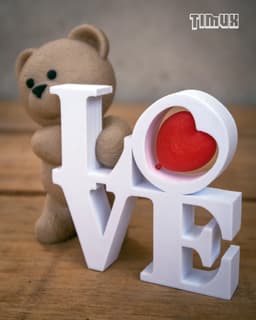 TEDDY BEAR WITH LOVE 3d model