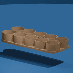 Hobby Paints Bottle Holder 3d model