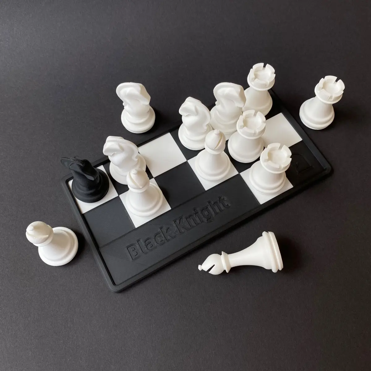 Black Knight puzzle board 3d model