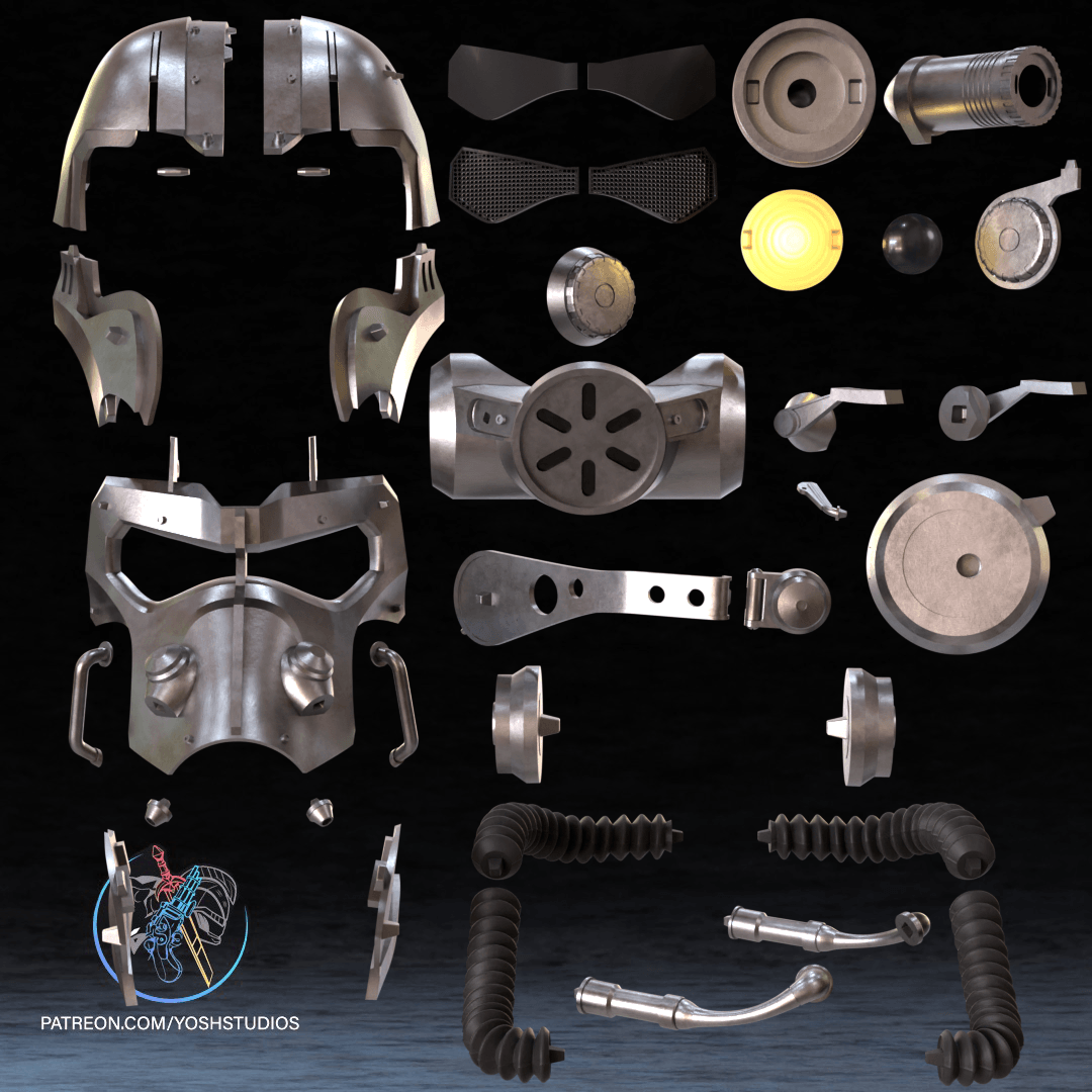 60 Helmet 3d Printer File STL 3d model