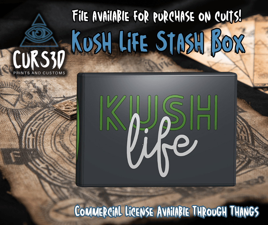 Kush Life Stash Box 3d model