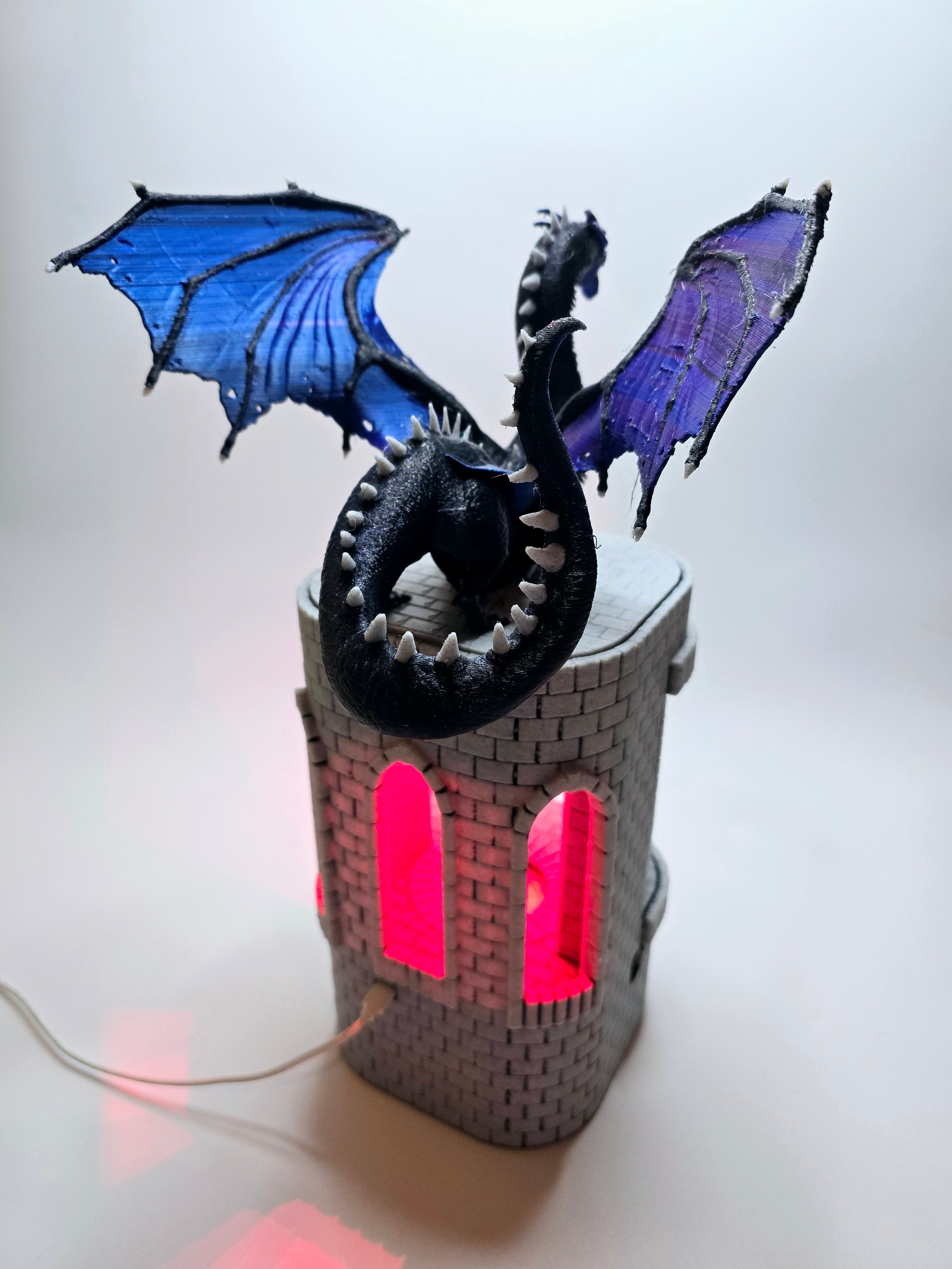 Anti- Gravity Dragon Fountain 3d model