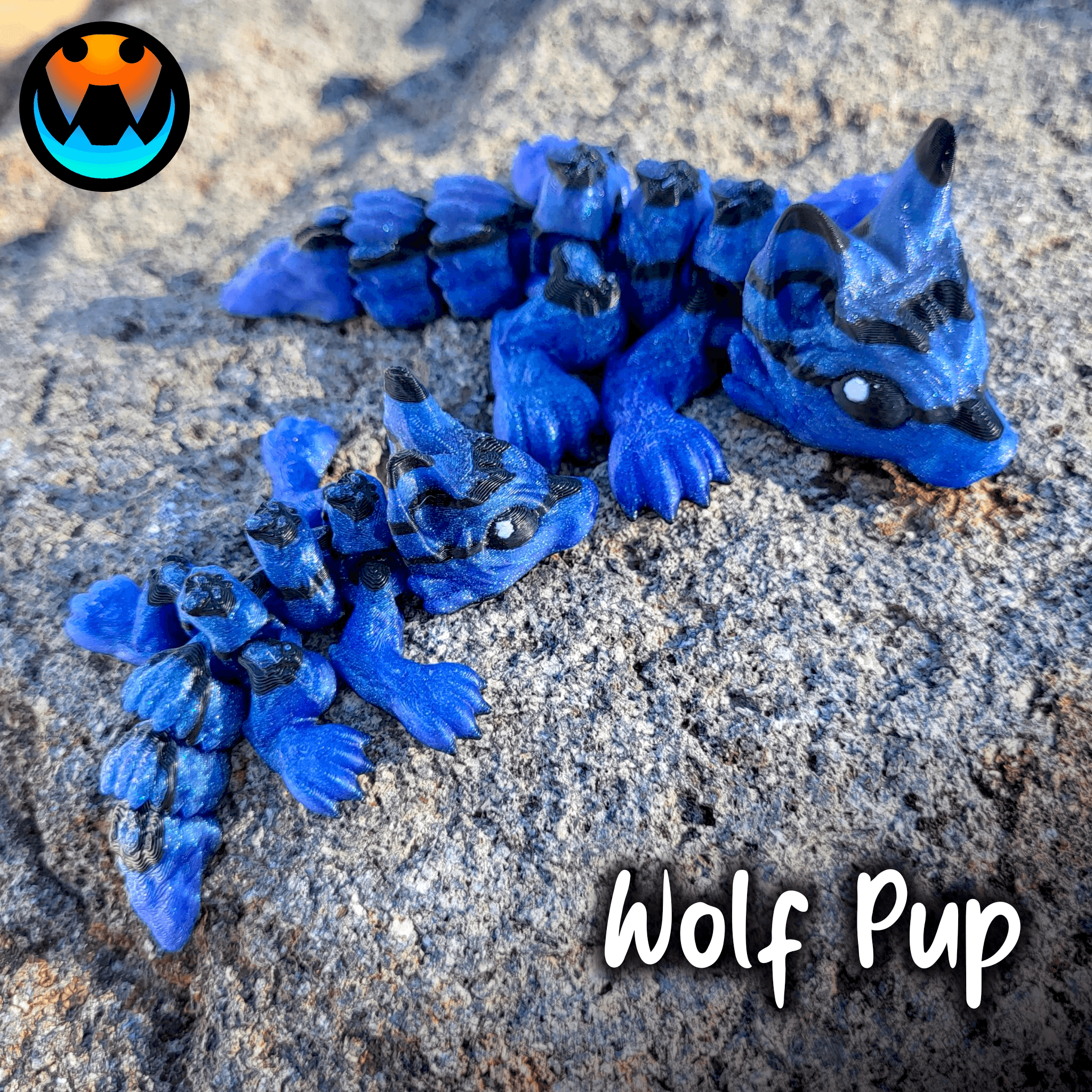 Tiny Wolf Pup 3d model