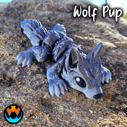 Tiny Wolf Pup 3d model