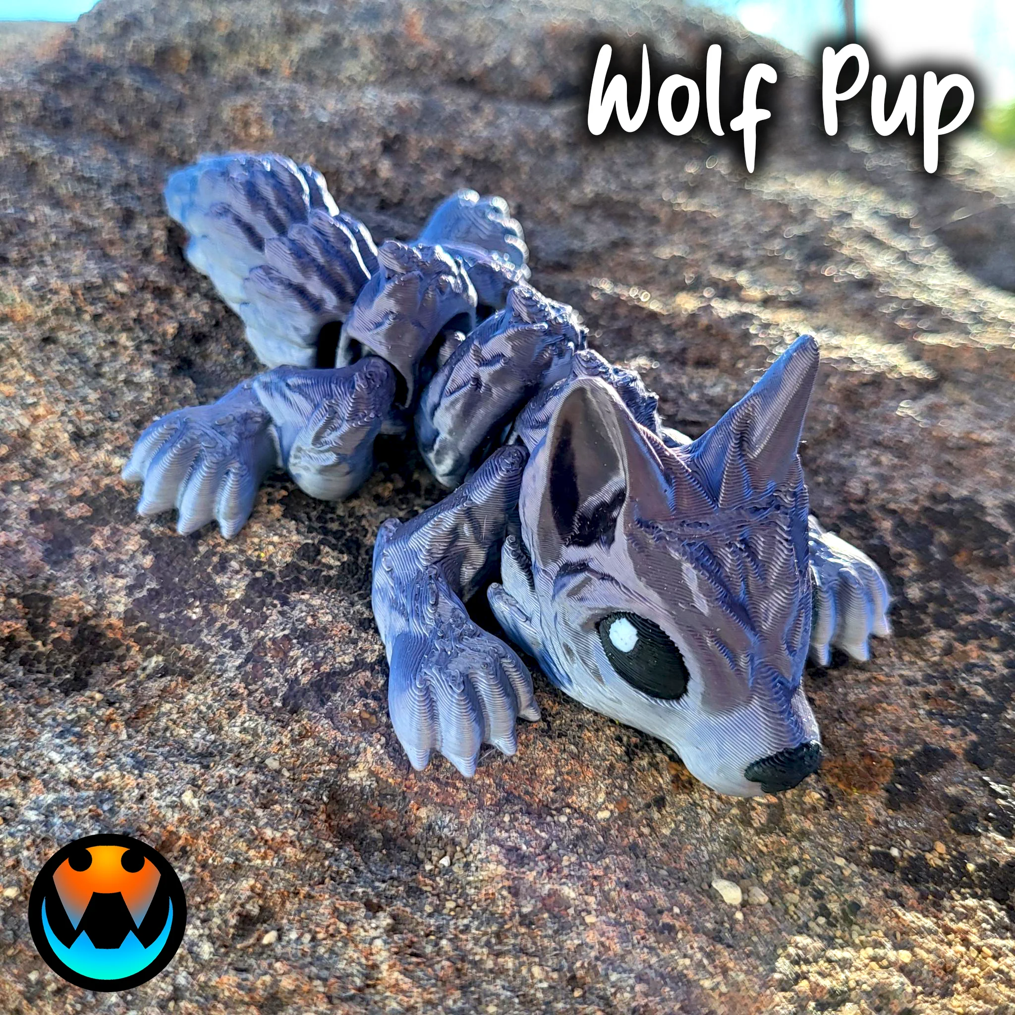 Tiny Wolf Pup 3d model