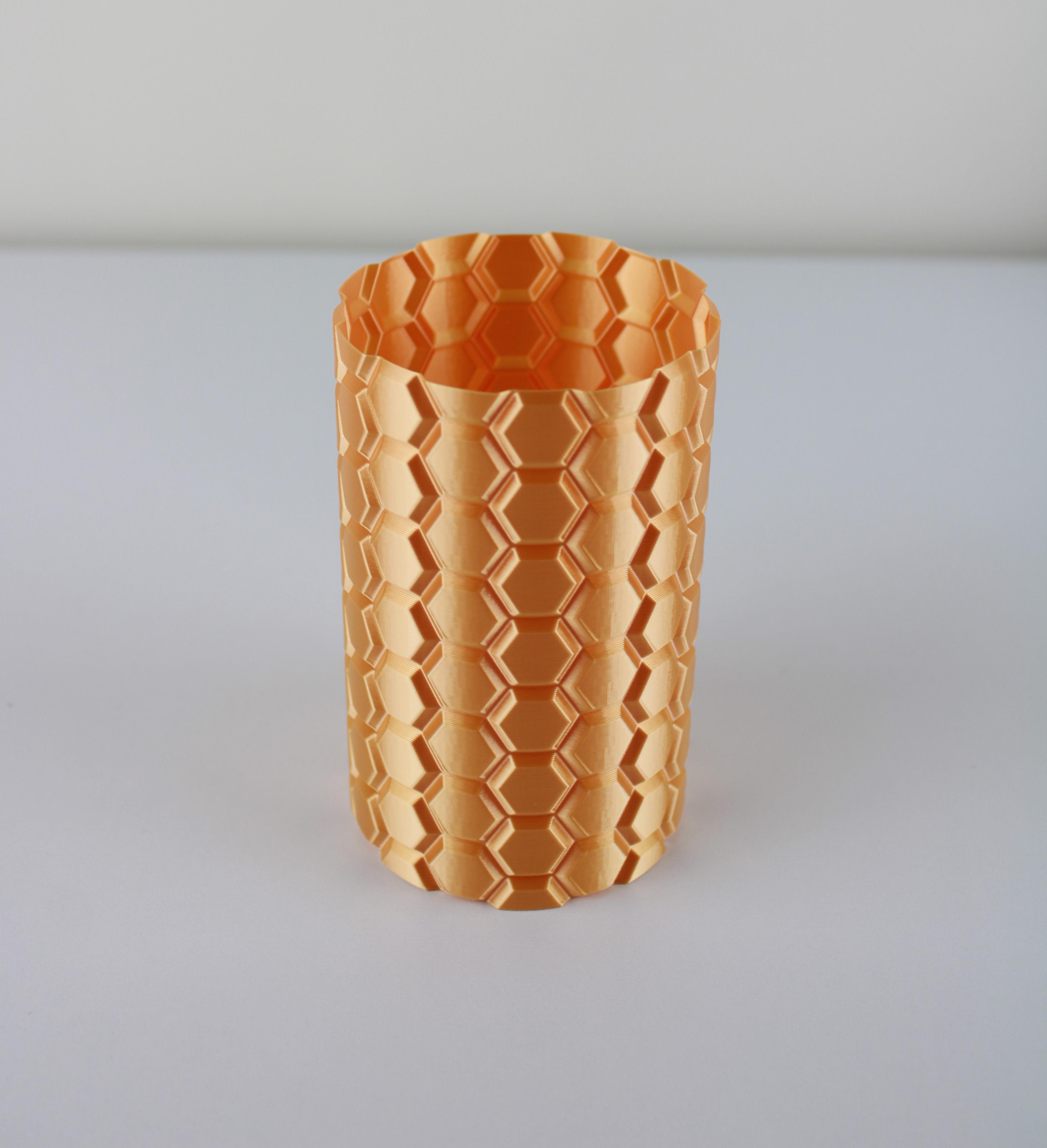Honeycomb Vase (vase mode) 3d model
