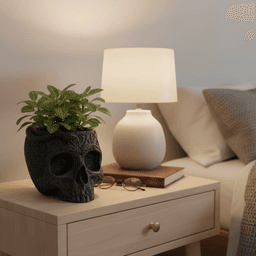 serpent skull plant pot 3d model