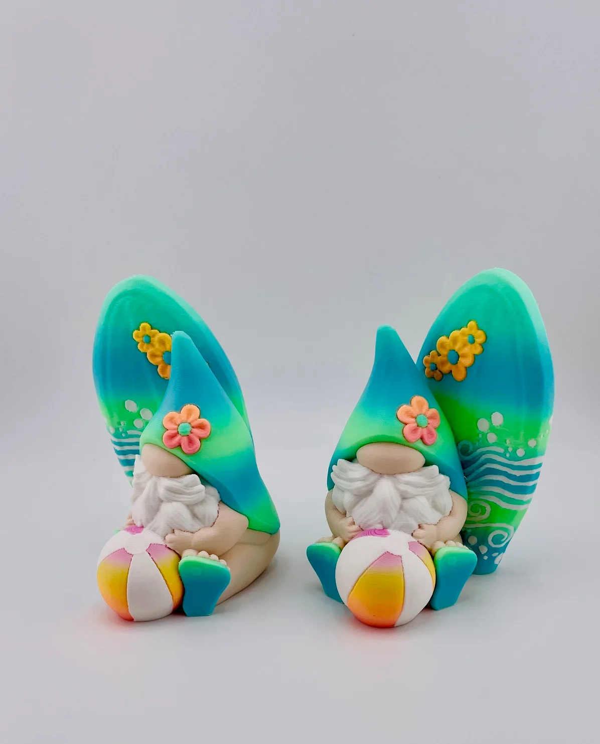 Beach Vibe Gnome -Surf 3d model