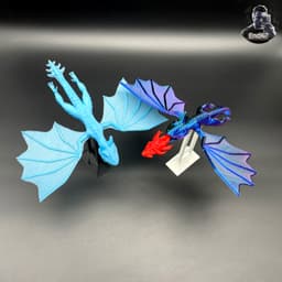 Flying Dragon - Glow in the Dark - Wyvern 3d model