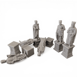 Statues of Great Kings 3d model