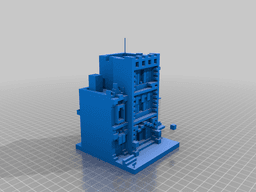 Minecraft Police Station 3d model