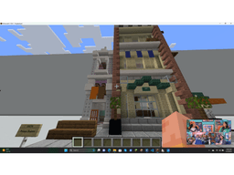 Minecraft Police Station 3d model
