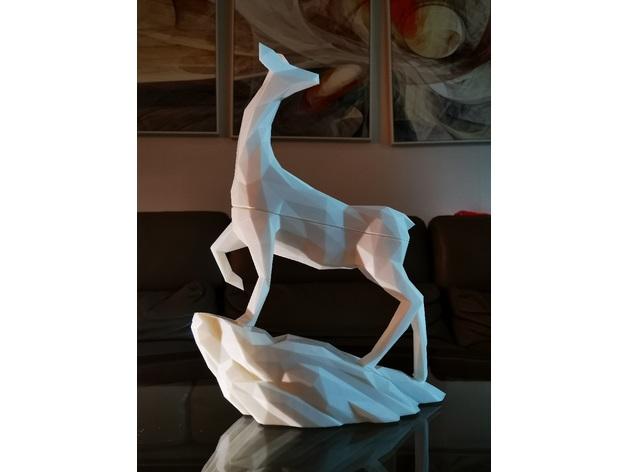 Deer sculpture 3d model