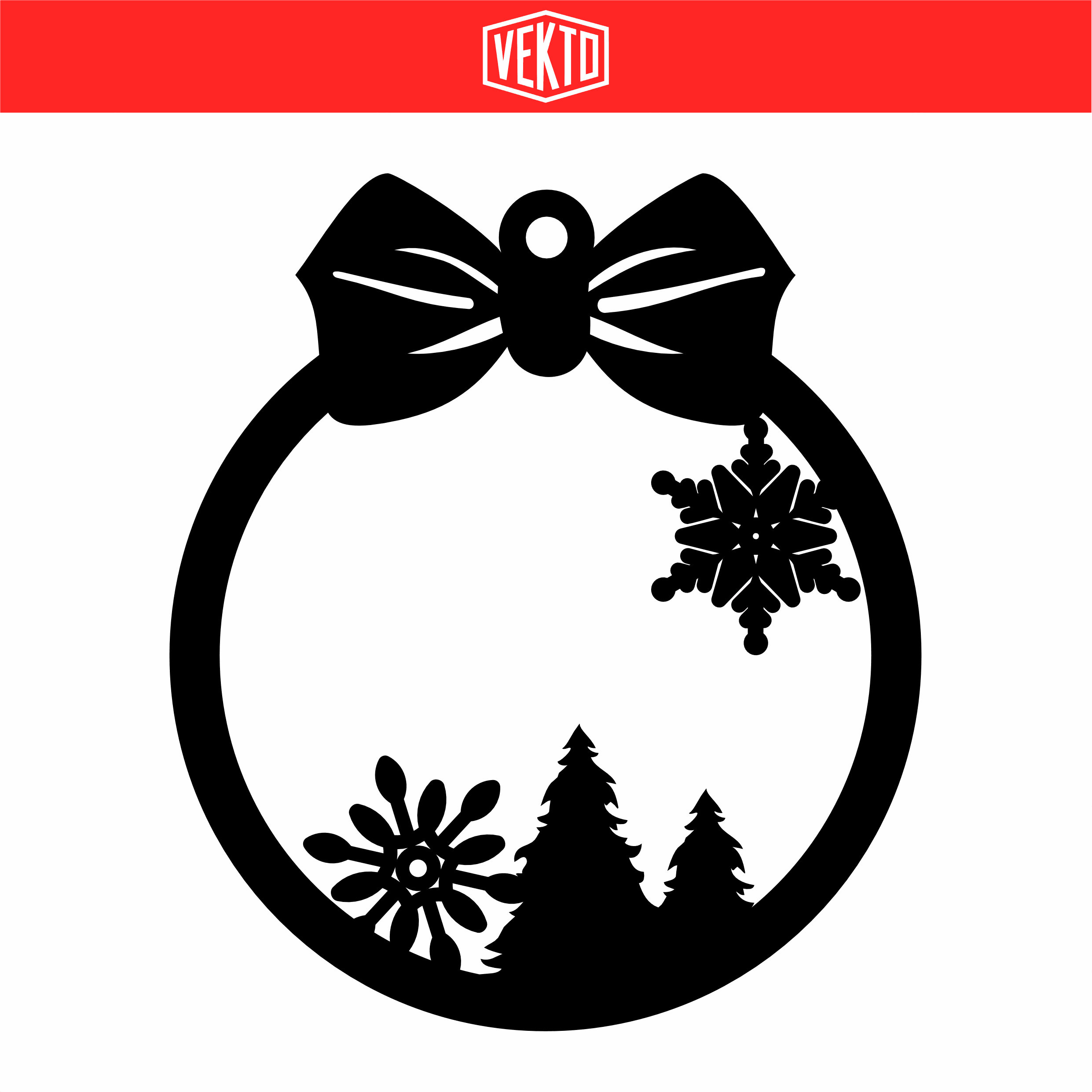 Christmas Tree Ornament II STL 3d model