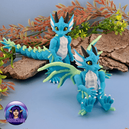 Luneari - Water Dragon 3d model