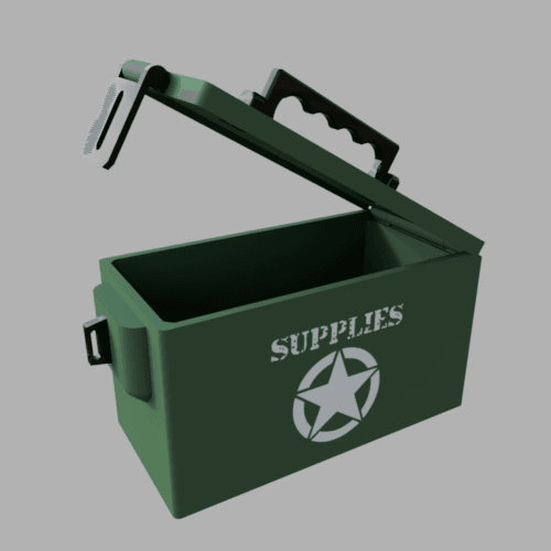 Military Supply Box 3d model