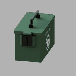 Military Supply Box 3d model
