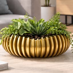 FLUTED RIBBED PLANTER 3d model