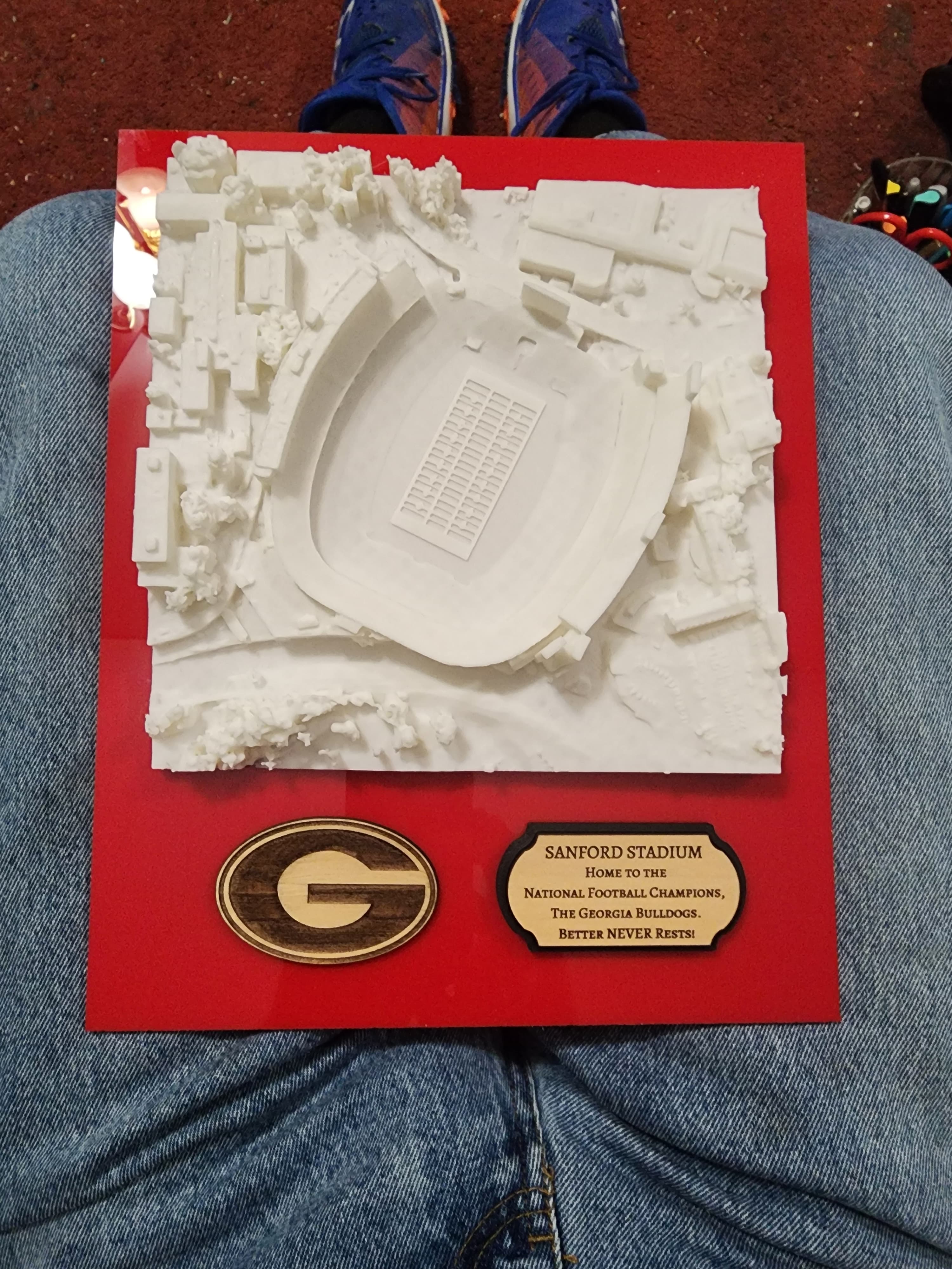 Great model. Used it to make a Christmas present for my son who is a graduate of UGA. Used a Creality K2 Plus for this not the K1. The project included some laser cut elements.