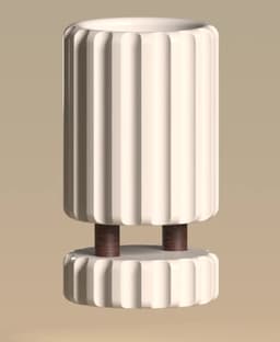 Fluted Holder 3d model