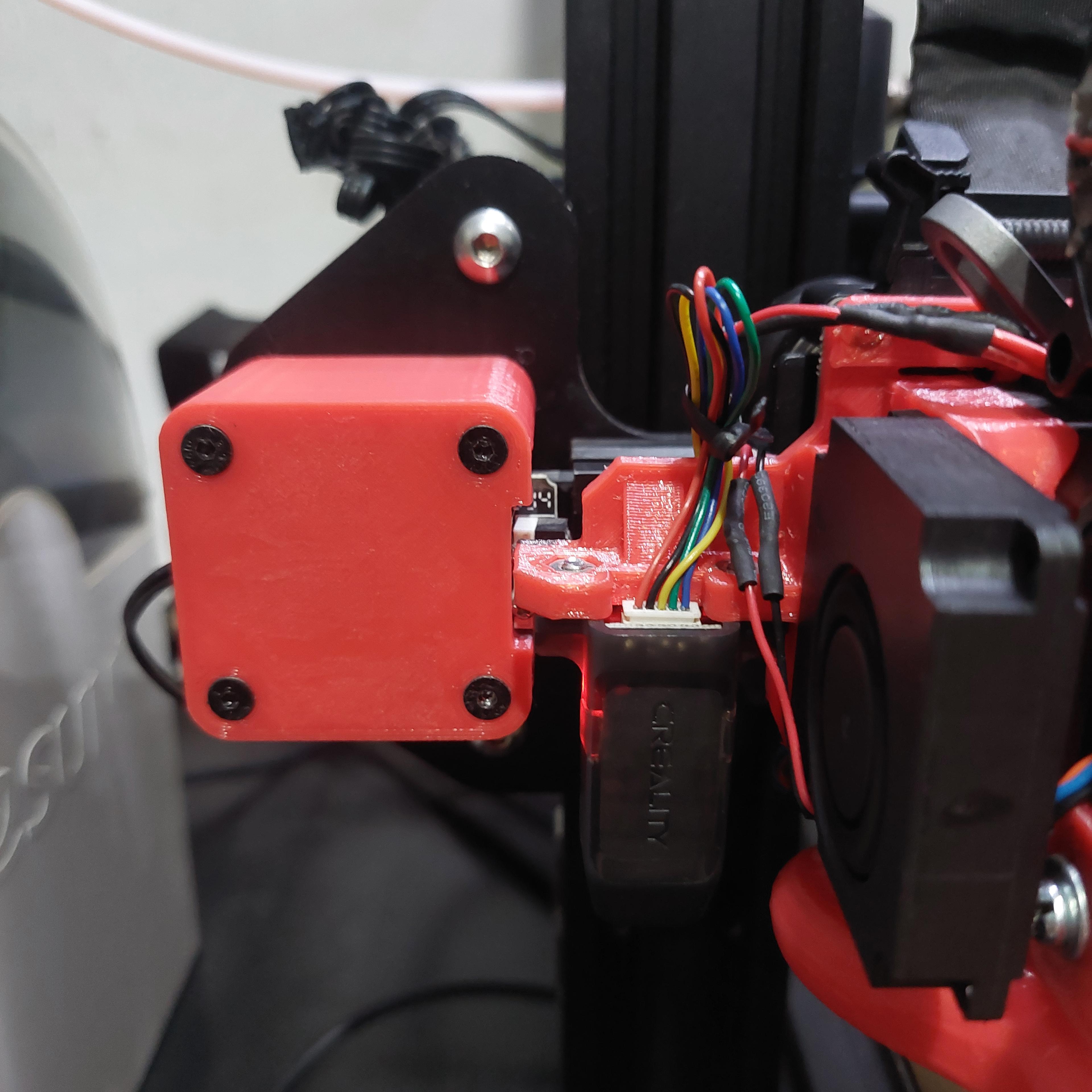 Ender 3 Max X motor mount for use with Sprite Zero Offset mod 3d model