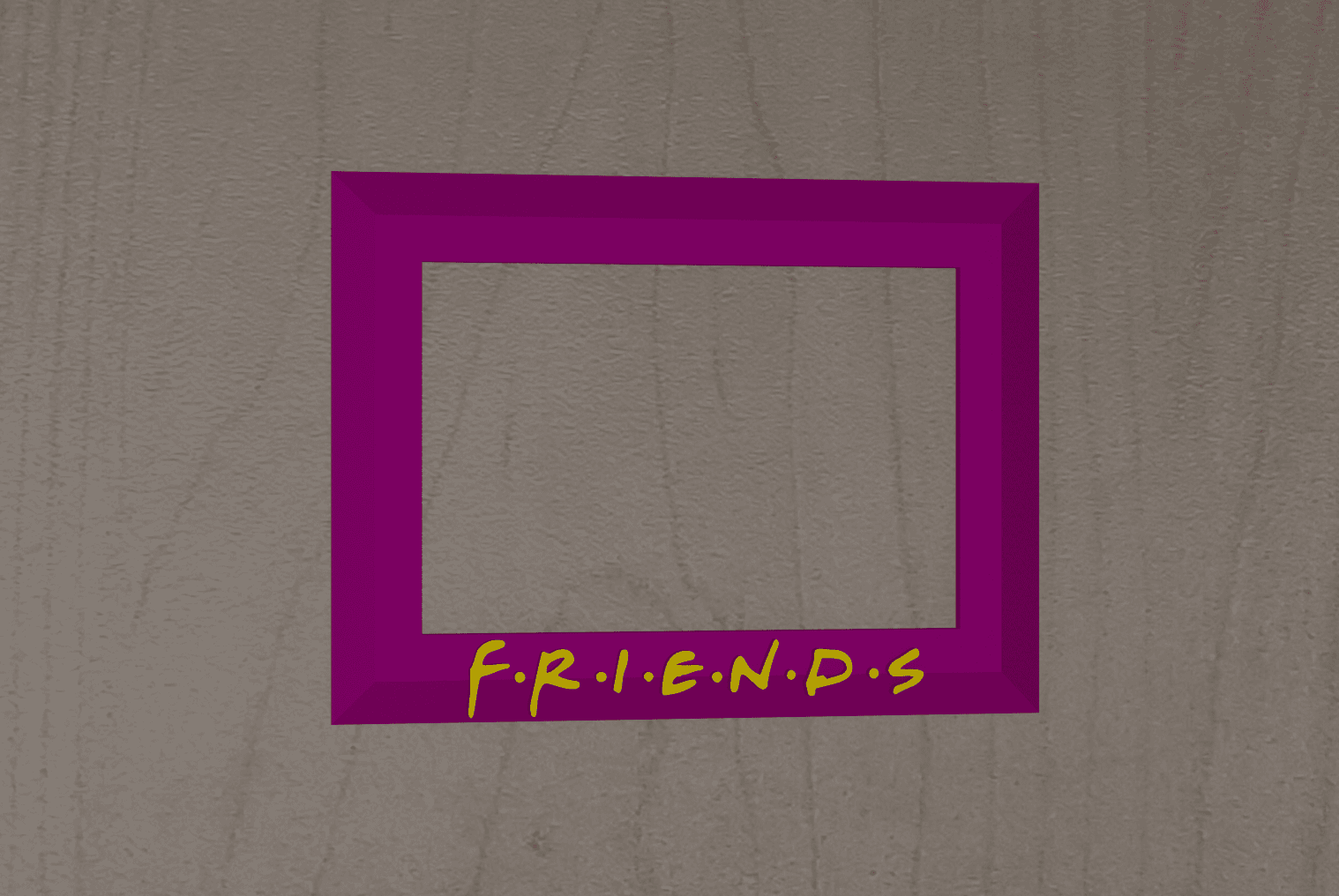 Friends Photo Frame 3d model