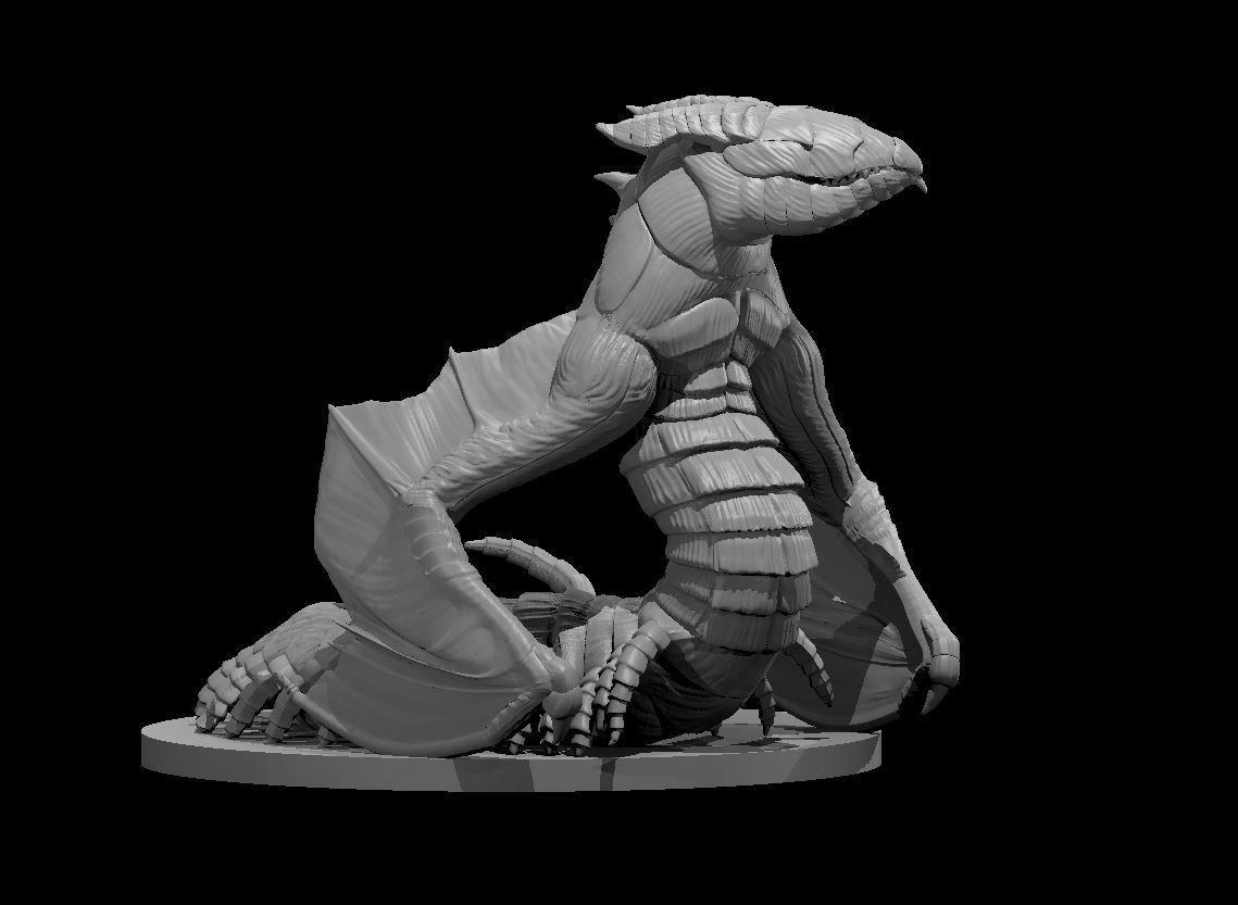 Cave Dragon 3d model