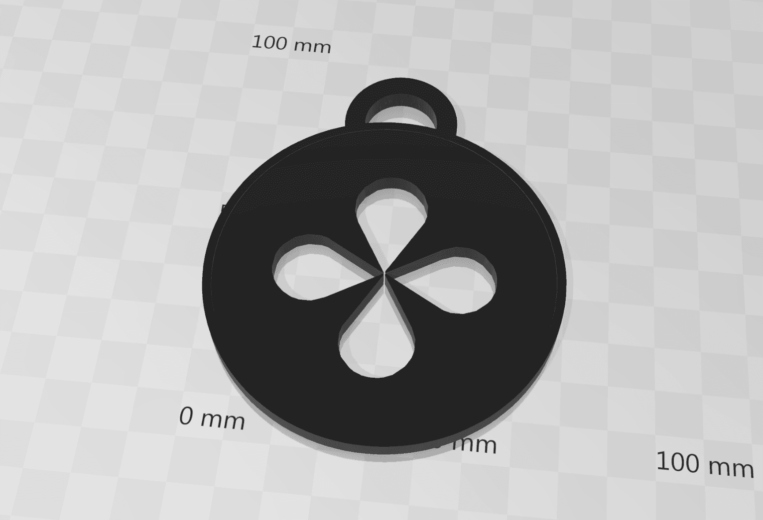 Syntropy Keys Holder Circle 3d model