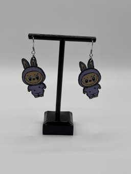 Labubu Earrings 3d model