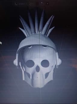 Punker Skull Mask.stl 3d model