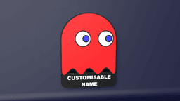 Pac-Man Ghost - LED Strip compatible 3d model
