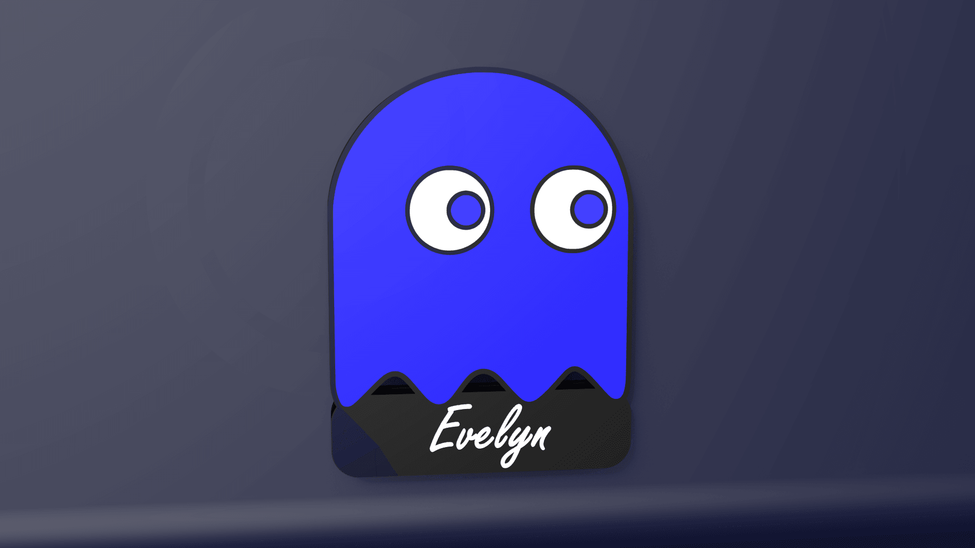 Pac-Man Ghost - LED Strip compatible 3d model