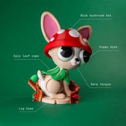 Chucho the Forest Guardian - Collectible toy 3d model