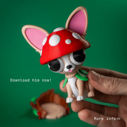 Chucho the Forest Guardian - Collectible toy 3d model