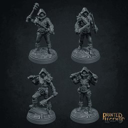 Marauder x4 (25 mm Bases) 3d model