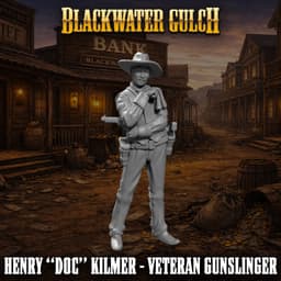 Henry "Doc" Kilmer - Veteran Gunslinger 3d model