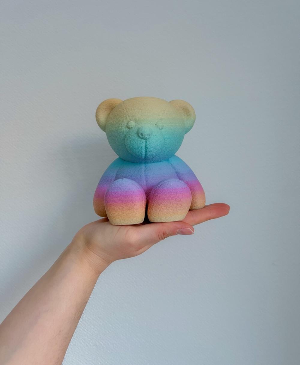 Barry Bear - Polymaker rainbow - 3d model