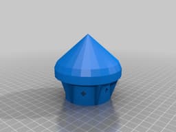 Roof Vent Cap 1 1/2 pipe 3d model