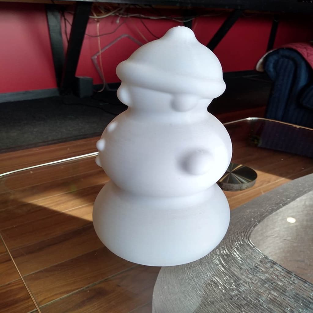 Cute snowman 3d model