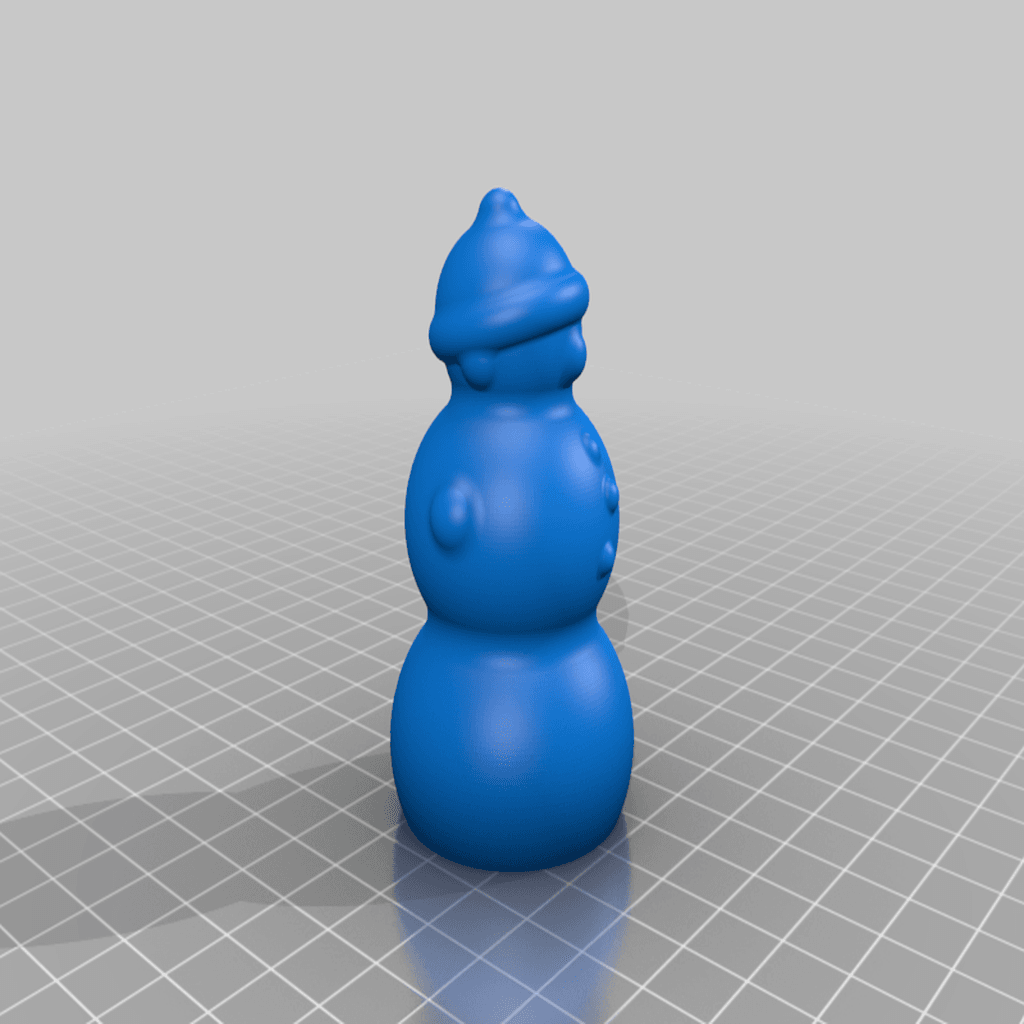 Cute snowman 3d model