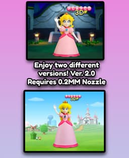 Princess Peach 3d model