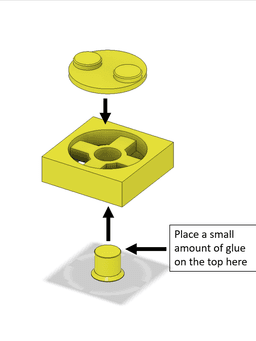 Brick Desktop Organization System 3d model