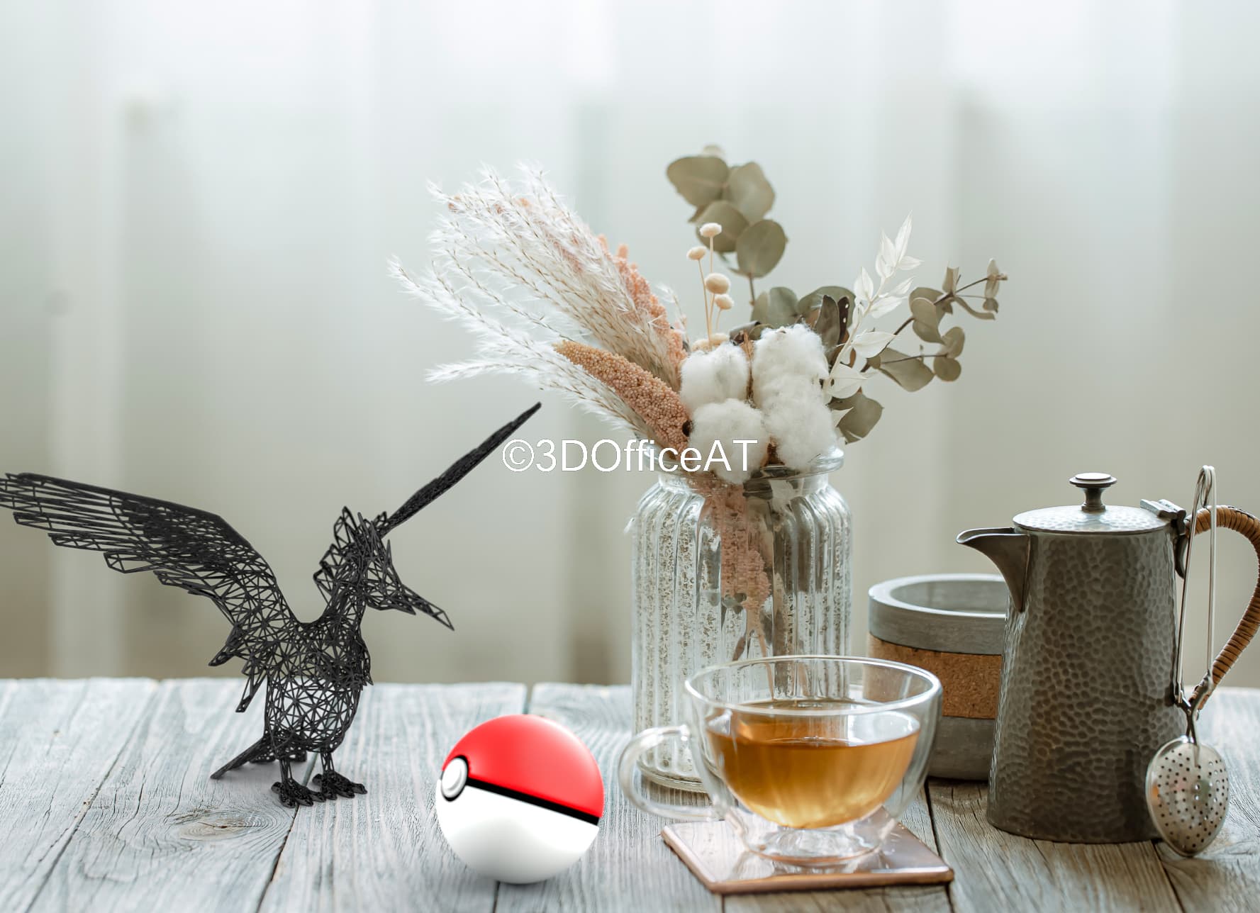 #022 Fearow Pokemon Wiremon Figure 3d model