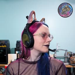 animal headset ears set (cat, wolf, fox) 3d model
