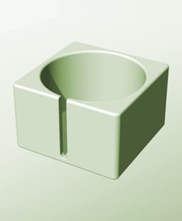 CS128-90-S Stacking slotted component box bin for makers 3d model