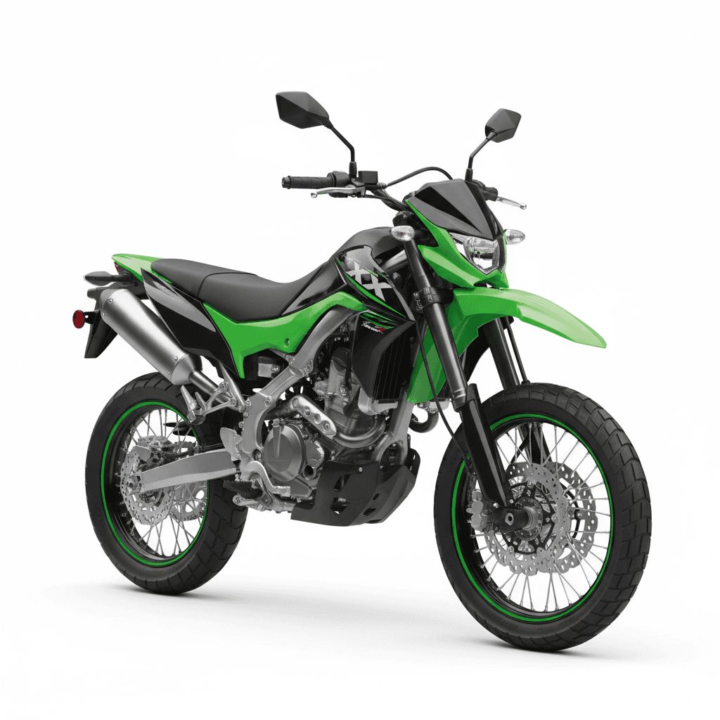 Kawasaki KX85 Racing Dirt Bike 3d model