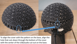 Epcot Spaceship Earth Amazon Echo Dot 2nd Gen Stand with Cover 3d model