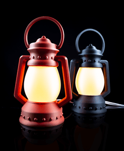 Lantern Desk Lamp - Bambu LED Light Kit 001 3d model