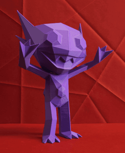 Sableye Low Poly Pokemon 3d model