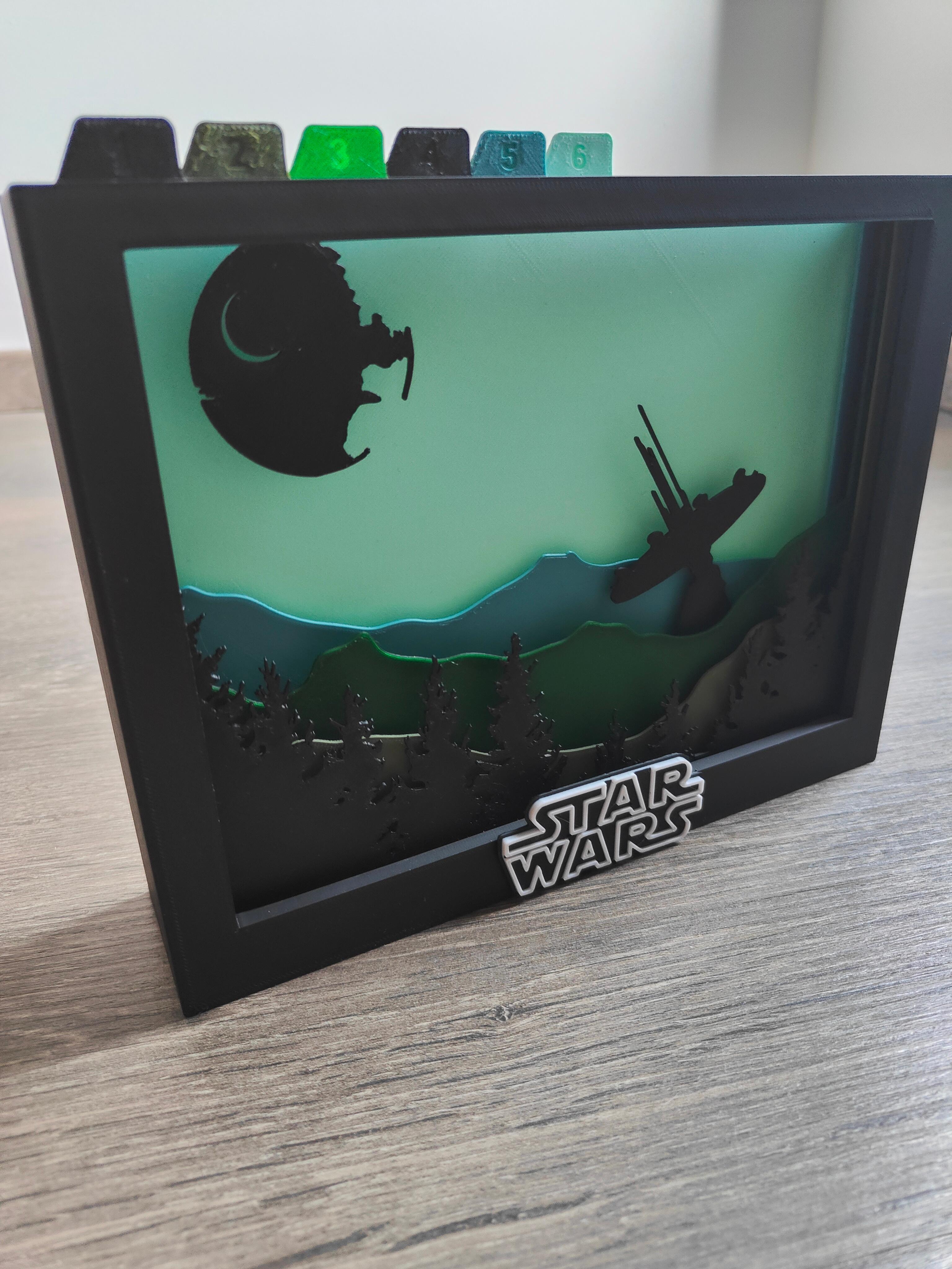 Star Wars Endor Shadow Box (A) 3d model